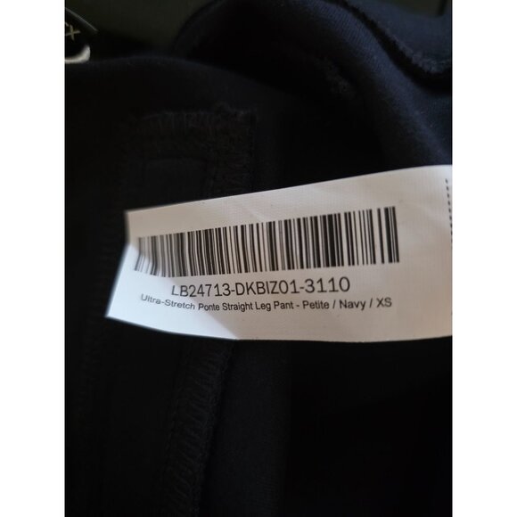 New Quince Ultra-Stretch Ponte Straight Leg Pants Petite XS Navy - Picture 2 of 6